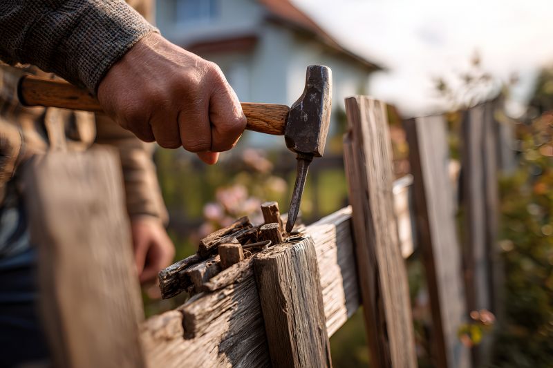 Fence Repair During Summer